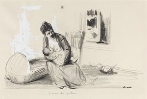 Goottien tunti, n. 19141919. tekijältä Jean Louis Forain
