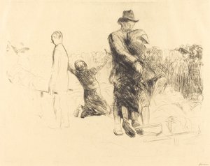 Lourdes, halvaantuneiden kuljetus tekijältä Jean Louis Forain