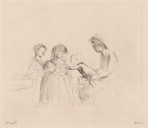 Madonna ja lapset. tekijältä Jean Louis Forain