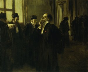 Palace Corridor Scene; Käytäväkohtaus palatsissa, n. 1905 tekijältä Jean Louis Forain