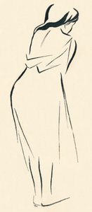 Study in Line, c1898 tekijältä Jean Louis Forain