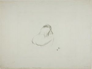 Tutkimus alaston naisesta takaapäin tekijältä Jean Louis Forain