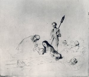 Potilaiden ehtoollinen, 1925. tekijältä Jean Louis Forain