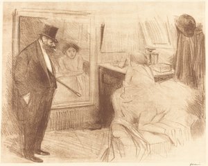 Tanssijan pukuhuone (toinen levy) tekijältä Jean Louis Forain