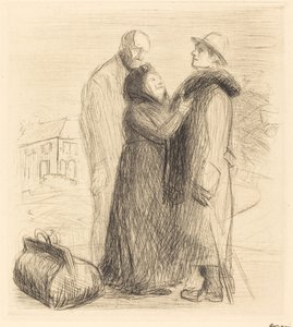 Tuhlaajapojan lähtö (ensimmäinen levy, pystysuora) tekijältä Jean Louis Forain