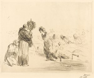 Ihme ennen Siunattua Sakramenttia (neljäs levy) tekijältä Jean Louis Forain