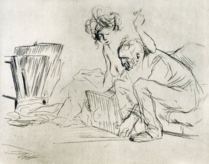 Malli levossa, 1925. tekijältä Jean Louis Forain
