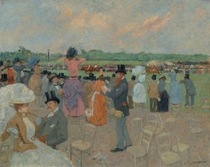 Kilpailut Longchampissa, n. 1891. tekijältä Jean Louis Forain