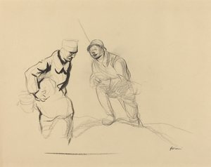 Kaksi sotilasta tekijältä Jean Louis Forain