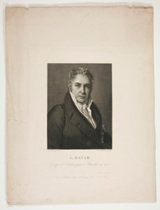Jacques Louis Davidin muotokuva tekijältä Jean Louis Potrelle