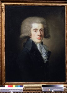 Venäjän varakansleri Nikita Paninin (1770-1837) muotokuva (Varakansleri Nikita Paninin muotokuva). Jean Louis Voillen maalaus (1744-1803 jälkeen). Öljy kankaalle, 73,1 x 57 cm