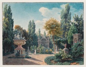Diane de Poitiersin muistomerkki Jardin du cloître des Petits-Augustinsissa, 1815