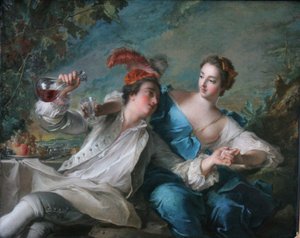 Saksa: Die Liebenden The Loving tekijältä Jean Marc Nattier