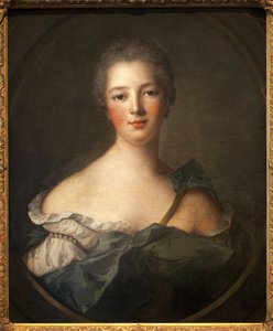 Jeanne Antoinette Poisson, Pompadourin markiisitar (1721-1764) - maalaus Jean Marcin (Jean-Marc) Nattierin (1685-1766) työpajasta, öljy kankaalle tekijältä Jean Marc Nattier