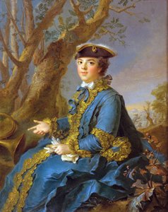 Muotokuva Louise Elisabeth Ranskasta, Espanjan Infanta ja Parman herttuatar (1727-1759)"" - Louise Elisabeth Ranskasta (1727-1759), Parman herttuatar - Nattier, Jean-Marc (1685-1766) - 1760 - Öljy kankaalle - 40,6x34,9 - Yksityinen kokoelma tekijältä Jean Marc Nattier