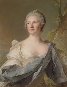 Barbara Belgioso dEsten (s.1680) muotokuva Ferraran prinsessasta, 1747