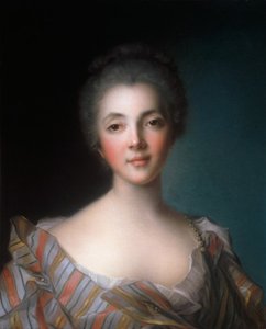 Muotokuva Louise Marie Madeleine de Fontaine-Dupinista (1706-1799). tekijältä Jean Marc Nattier