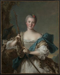 Naisen muotokuva Diana, 1752.