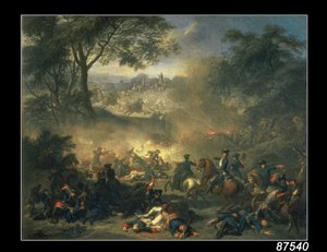 Pultavan taistelu vuonna 1709, 1717 tekijältä Jean Marc Nattier