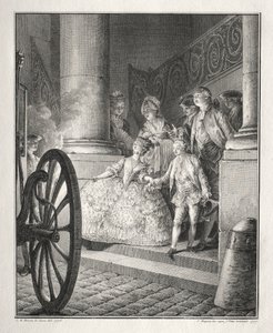Bretonnen loput: Pienet kummit, 1777. tekijältä Jean Michel the Younger Moreau