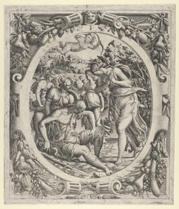 Adonisin kuolema, 1535-55. tekijältä Jean Mignon