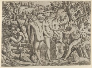 Pariisin tuomio, 1535-55. tekijältä Jean Mignon