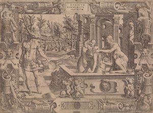The Metamorphosis of Acteon, 1535-55. tekijältä Jean Mignon
