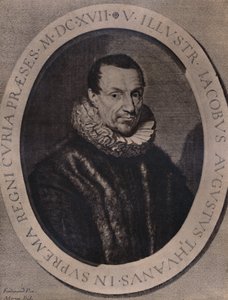 Jacques Auguste de Thou, ranskalainen historioitsija ja kirjankeräilijä, 1600-luku 1894 tekijältä Jean Morin