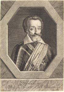 Henrik IV tekijältä Jean Morin after Louis Elle I
