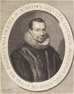 Jacques Auguste de Thou tekijältä Jean Morin after Louis Elle I