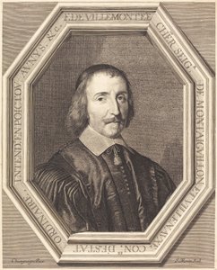 Francois de Villemontee tekijältä Jean Morin after Philippe de Champaigne