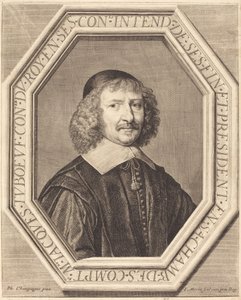 Jacques Tuboeuf tekijältä Jean Morin after Philippe de Champaigne