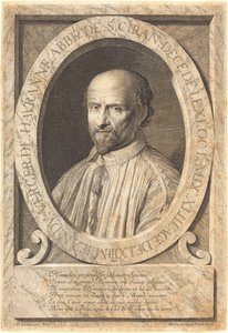 Jean du Verger de Hauranne tekijältä Jean Morin after Philippe de Champaigne