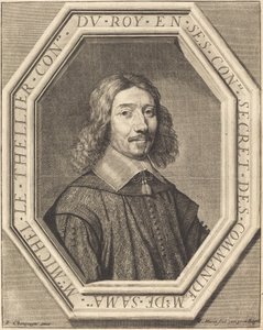 Michel le Tellier tekijältä Jean Morin after Philippe de Champaigne