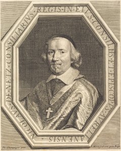 Nicolas de Netz tekijältä Jean Morin after Philippe de Champaigne