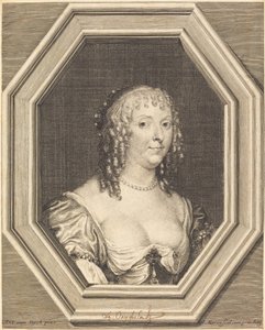 Anne Sophie Herbert, Carnarvonin kreivitär tekijältä Jean Morin after Sir Anthony van Dyck