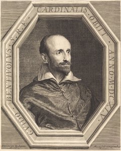 Kardinaali Guido Bentivoglio tekijältä Jean Morin, after Sir Anthony van Dyck