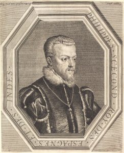 Philippe II, Espanjan kuningas tekijältä Jean Morin after Titian