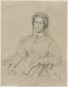 Madame Hippolyte Flandrin (Aimee Ancelot) tekijältä Jean Paul Flandrin