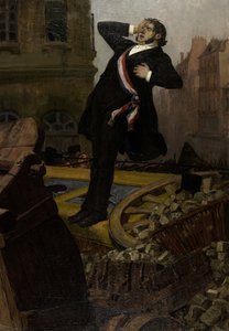 Varajäsen Alphonse Baudin kuoli 3. joulukuuta 1851 1902. tekijältä Jean Paul Laurens