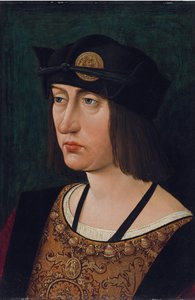 Ludvig XII:n muotokuva (öljy puulle)