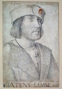 Philippe de la Platieren (1465-1499), ulosottomiehen ja Nantesin kapteenin muotokuva, lempinimeltään L