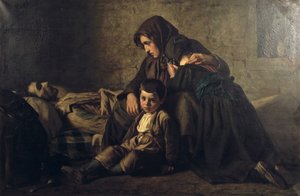 Maalaus, otsikko tuntematon, 1800-luvun puoliväli tekijältä Jean Pierre Alexandre Antigna