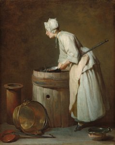 Scullery Maid, c. 1738. tekijältä Jean Baptiste Simeon Chardin