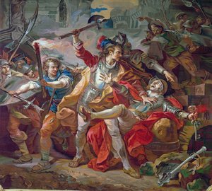 Etienne Marcelin (n. 1316-58) murha Gobelins-kuvakudoksen suunnittelu, 1783