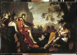 Apollo ja muusat Parnassos-vuorella