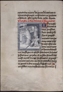 Pyhä messu Filippus Hyvän kanssa. Filippoksen Burgundialaisen tuntikirja, noin 1455 tekijältä Jean Tavernier