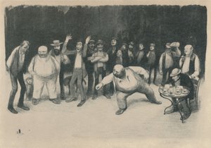 The Players Of Corks, 1919 tekijältä Jean Veber