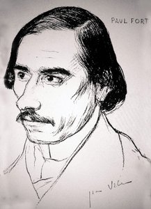 Paul Fort, n. 1900 (piirustus) tekijältä Jean Veber