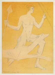 Ovidiuksen rakkauskirjat: mukana on koira, jolla on tarkka haju (värilitografia).